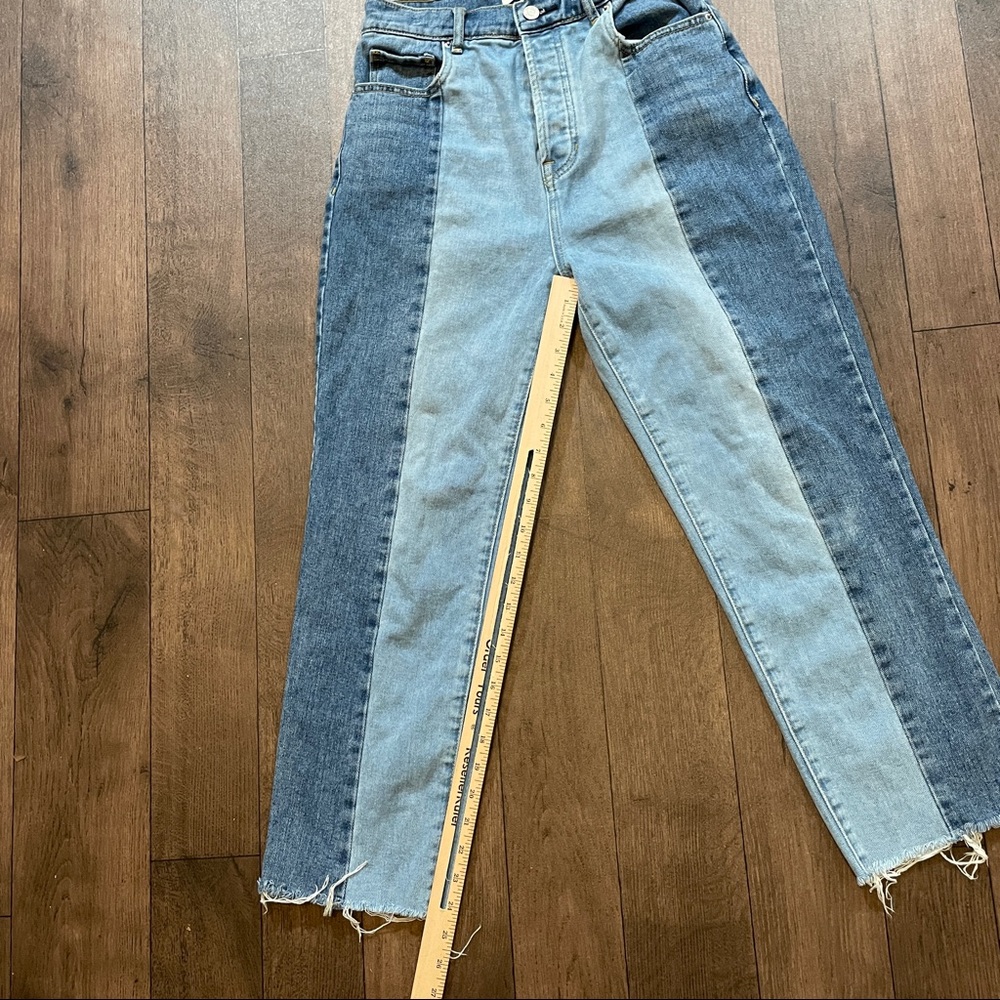 Pacsun Blue Denim Jeans Womens Size 26W x 24.5L - Picture 5 of 12